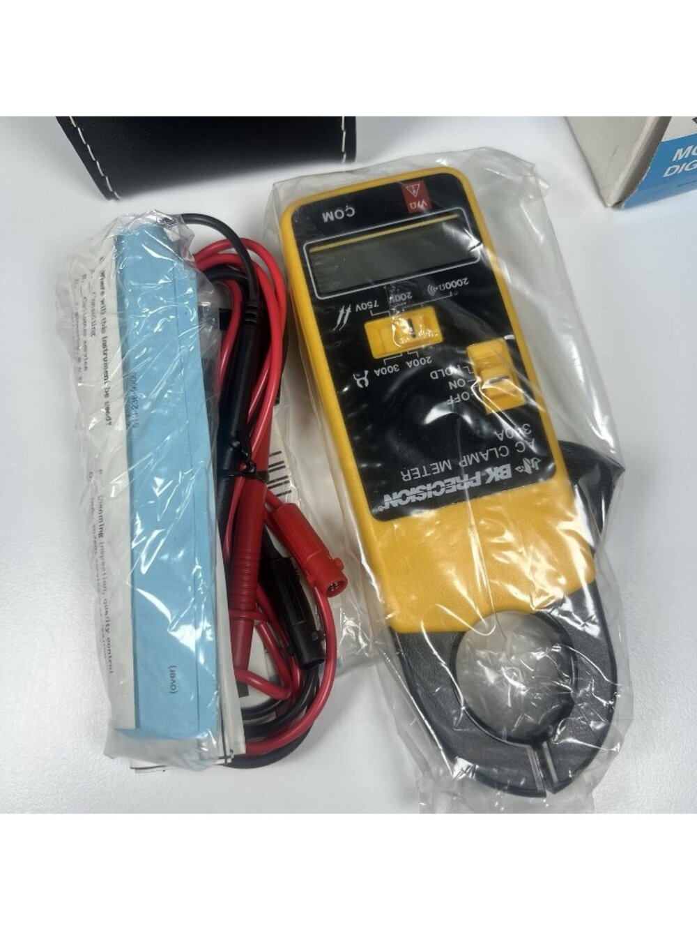 Vintage B&K Precision 340A Digital AC Clamp Meter NOS New Box Case Leads